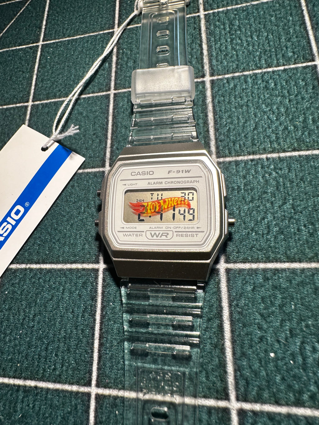 Casio F-91W Hotwheels